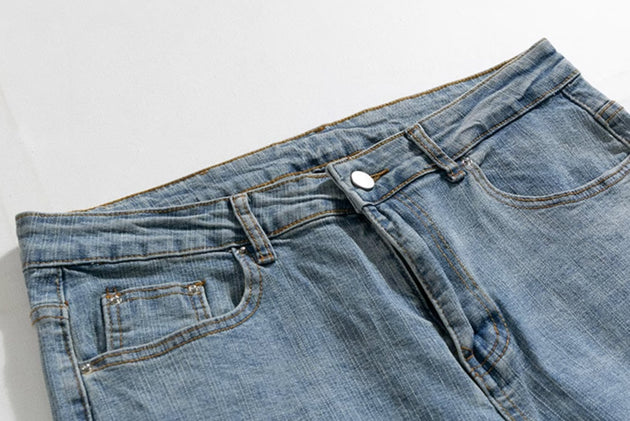 STRAIGHT DENIM JEANS - Aumori