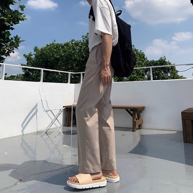 STRAIGHT FIT PANTS - Aumori