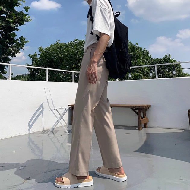 STRAIGHT FIT PANTS - Aumori