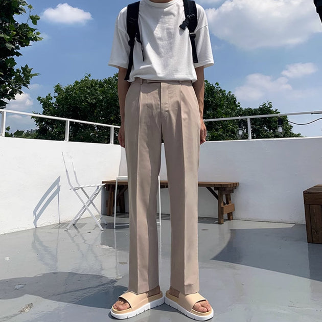 STRAIGHT FIT PANTS - Aumori