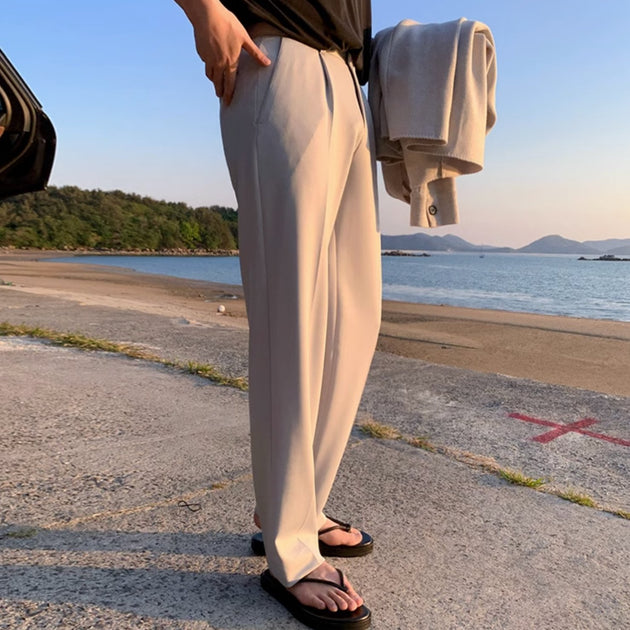 STRAIGHT FIT TROUSERS - Aumori