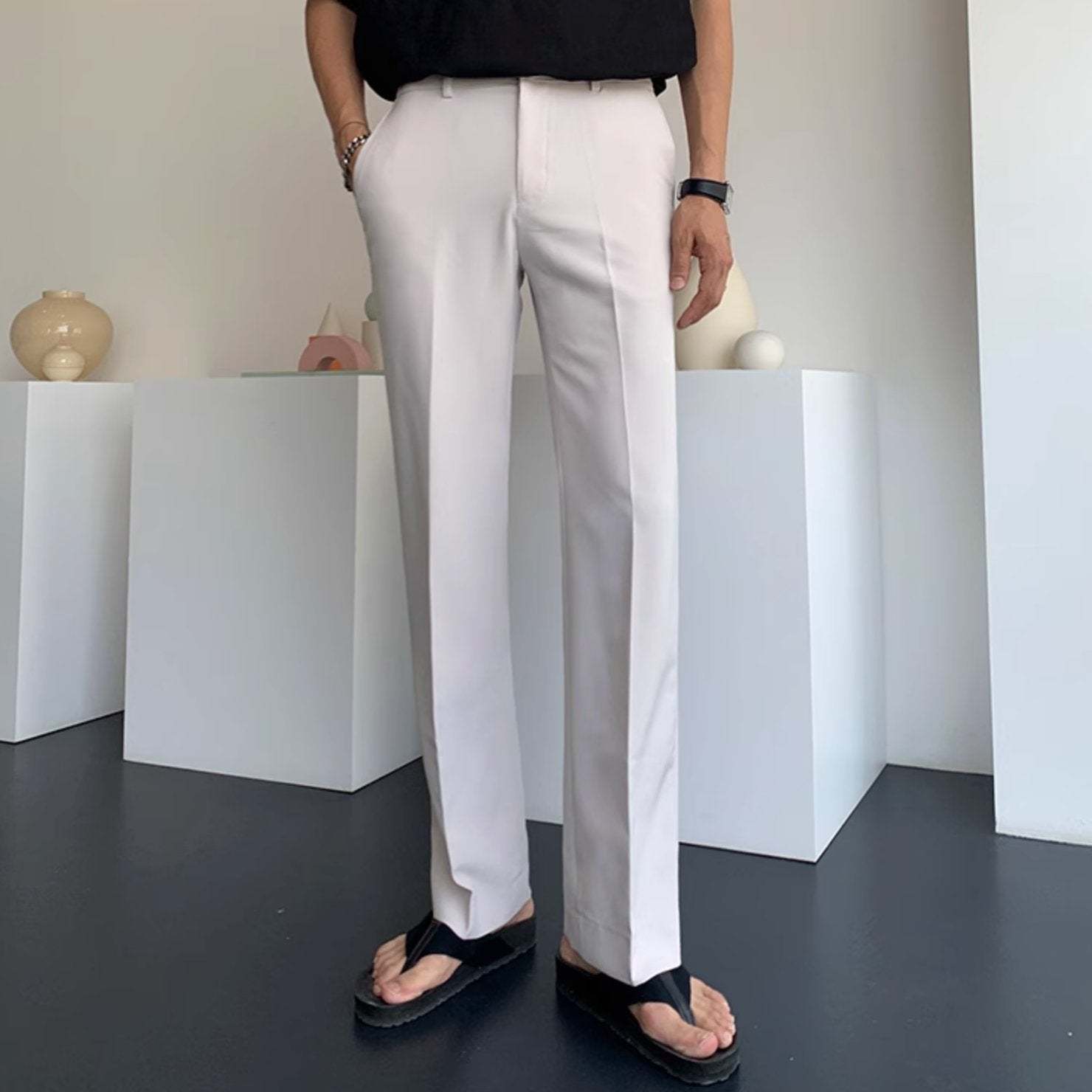 STRAIGHT LEG PANTS - Aumori