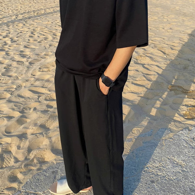 STRAIGHT LOOSE PANTS - Aumori