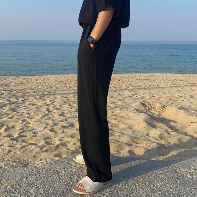 STRAIGHT LOOSE PANTS - Aumori