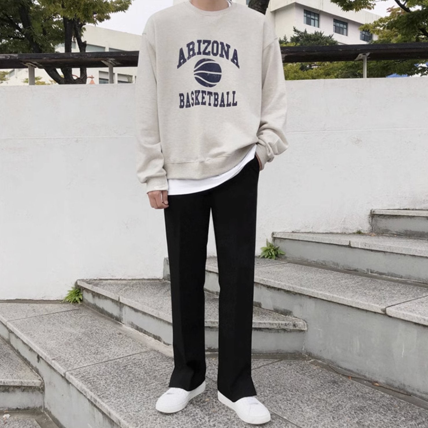 STRAIGHT SPLIT PANTS - Aumori