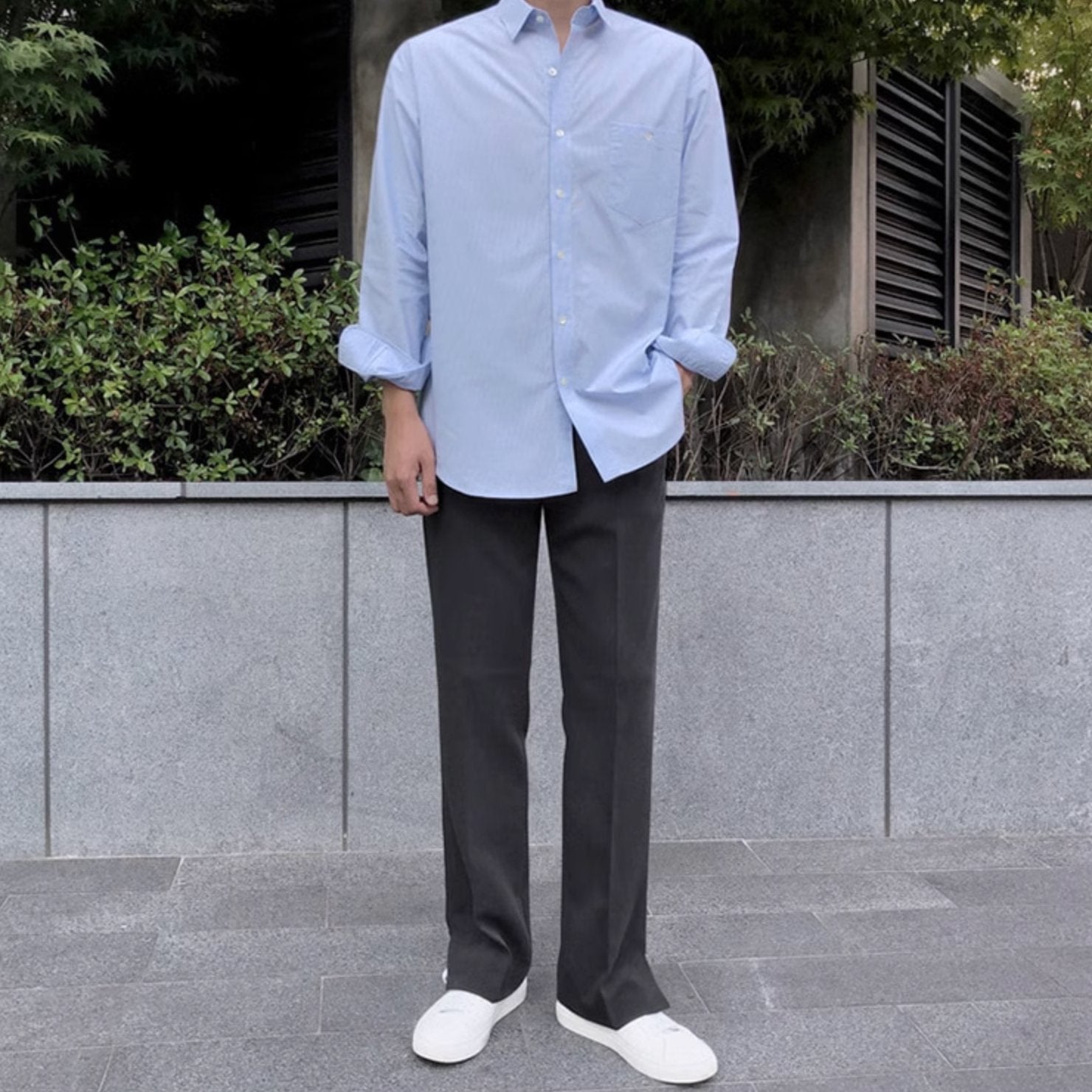 STRAIGHT SPLIT PANTS - Aumori