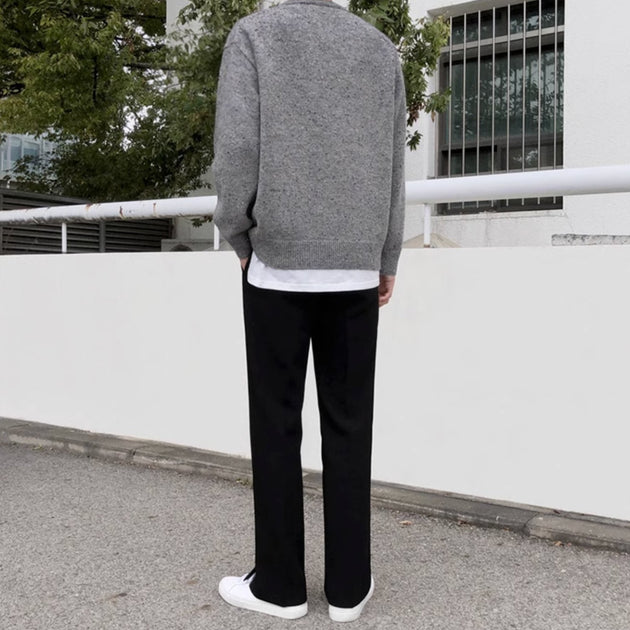 STRAIGHT SPLIT PANTS - Aumori