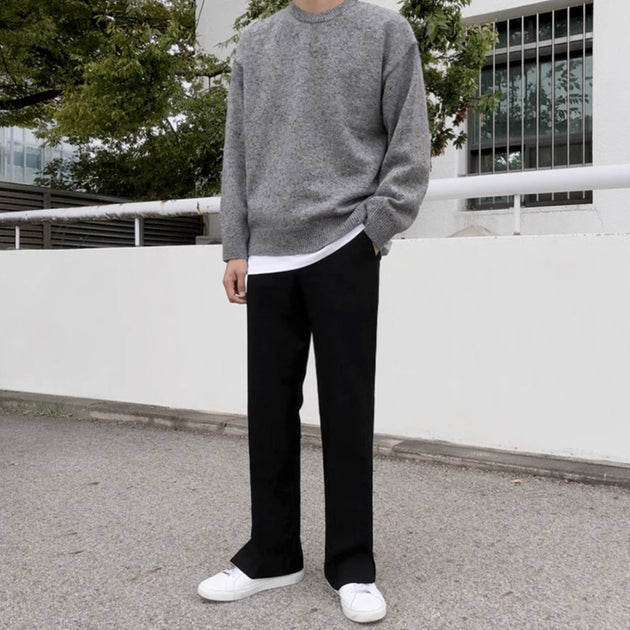 STRAIGHT SPLIT PANTS - Aumori