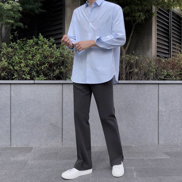STRAIGHT SPLIT PANTS - Aumori