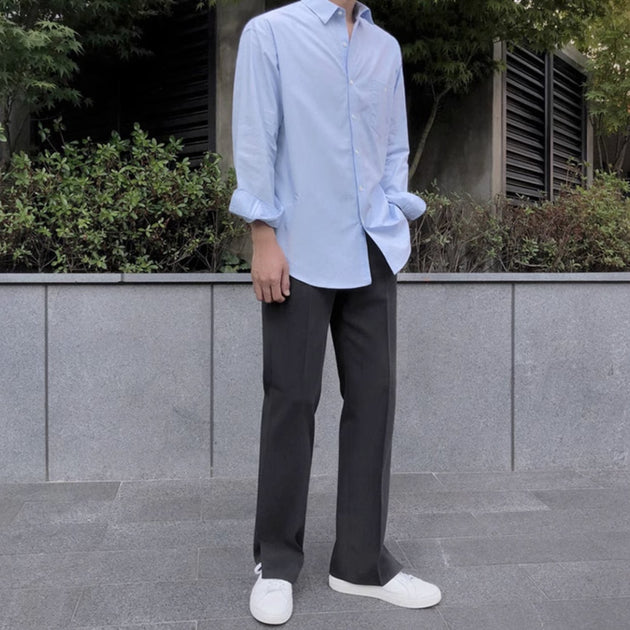 STRAIGHT SPLIT PANTS - Aumori