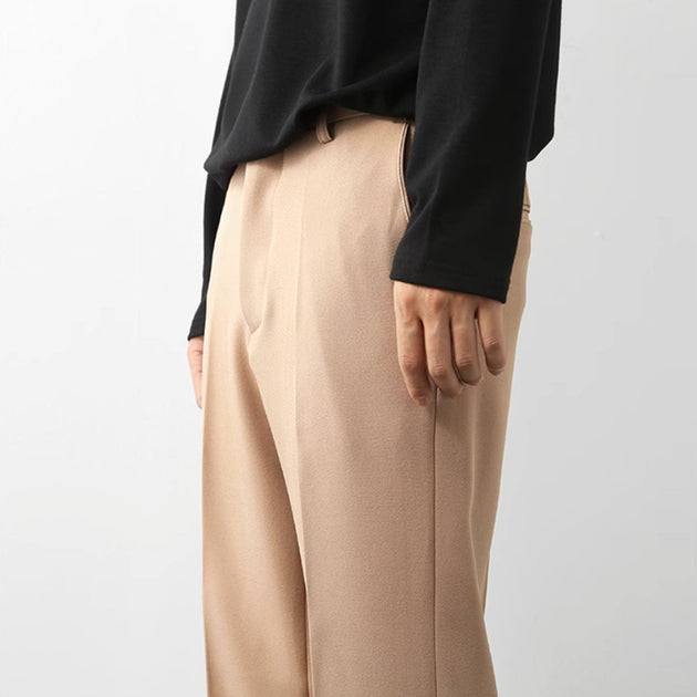STRAIGHT STRETCH PANTS - Aumori