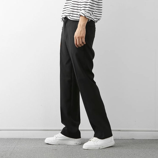STRAIGHT STRETCH PANTS - Aumori