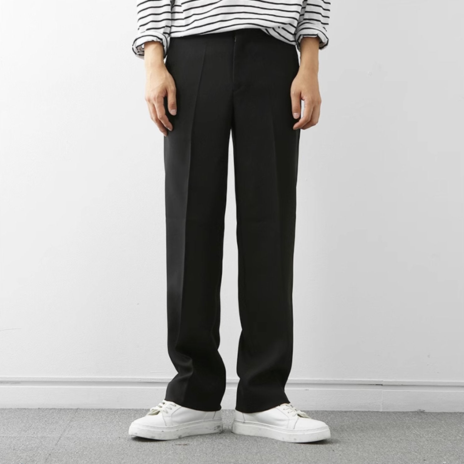 STRAIGHT STRETCH PANTS - Aumori