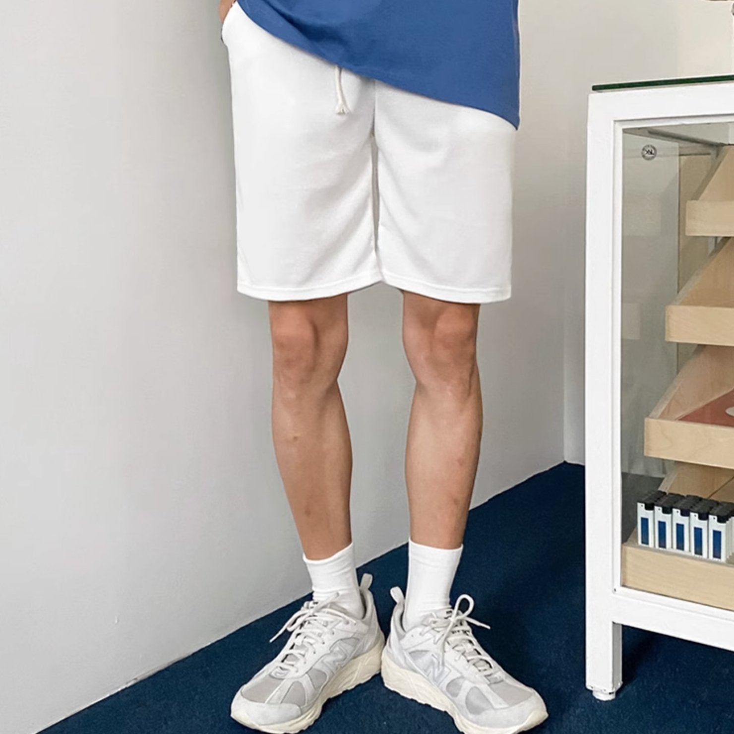STRAIGHT STRING SHORTS - Aumori