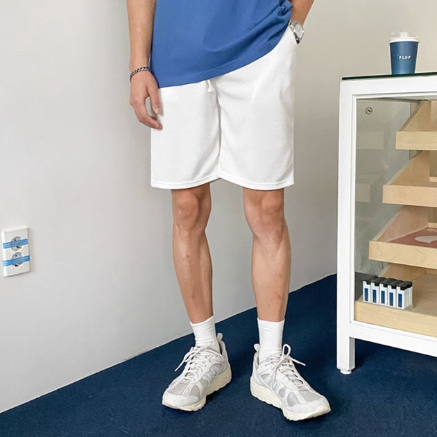 STRAIGHT STRING SHORTS - Aumori