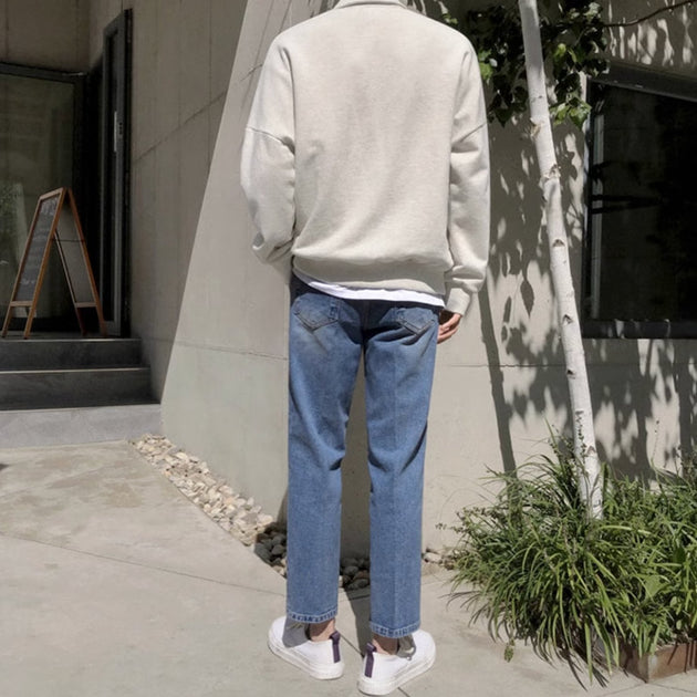 STRAIGHT WASHED JEANS - Aumori