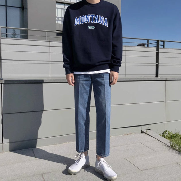 STRAIGHT WASHED JEANS - Aumori