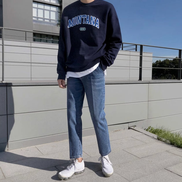 STRAIGHT WASHED JEANS - Aumori