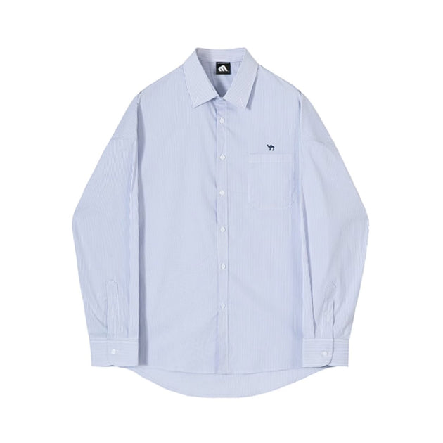 STRIPED CAMEL SHIRT - Aumori