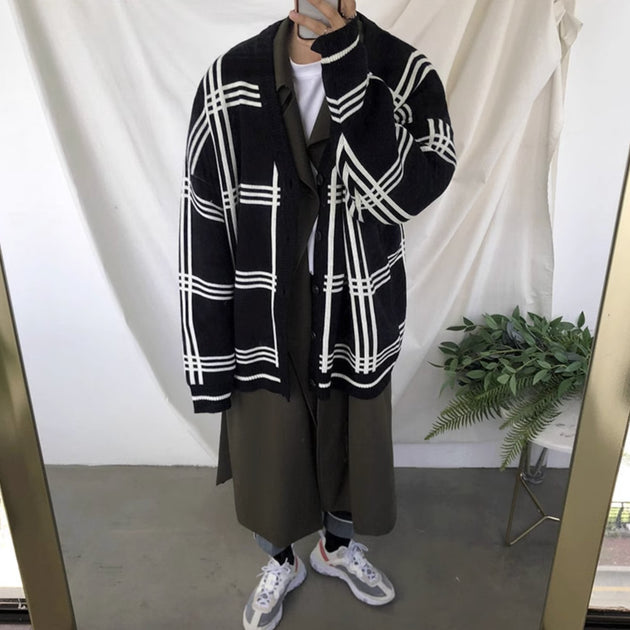 STRIPED CARDIGAN - Aumori