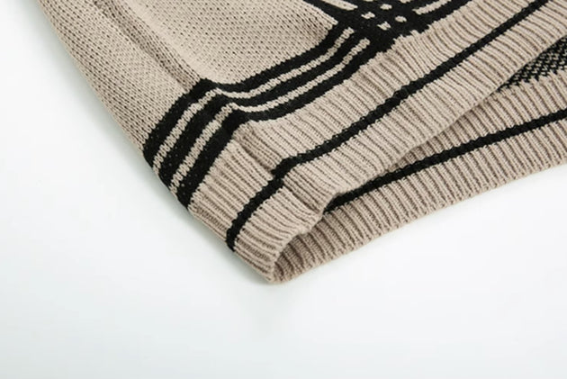 STRIPED CARDIGAN - Aumori