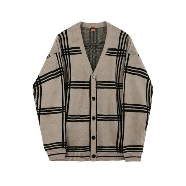 STRIPED CARDIGAN - Aumori