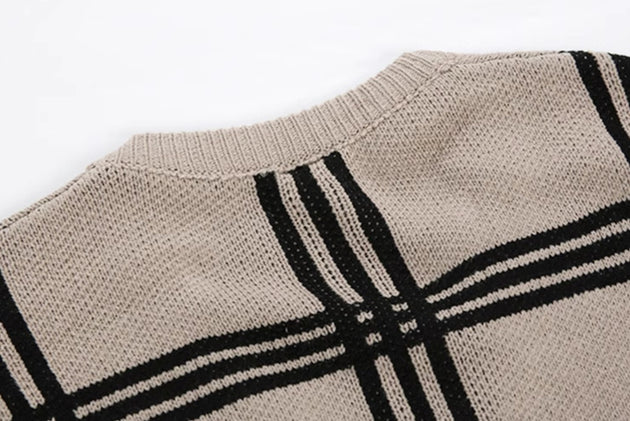 STRIPED CARDIGAN - Aumori