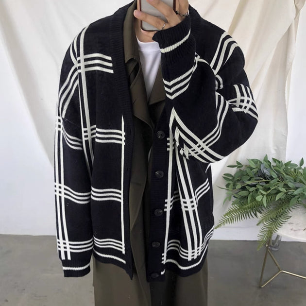 STRIPED CARDIGAN - Aumori