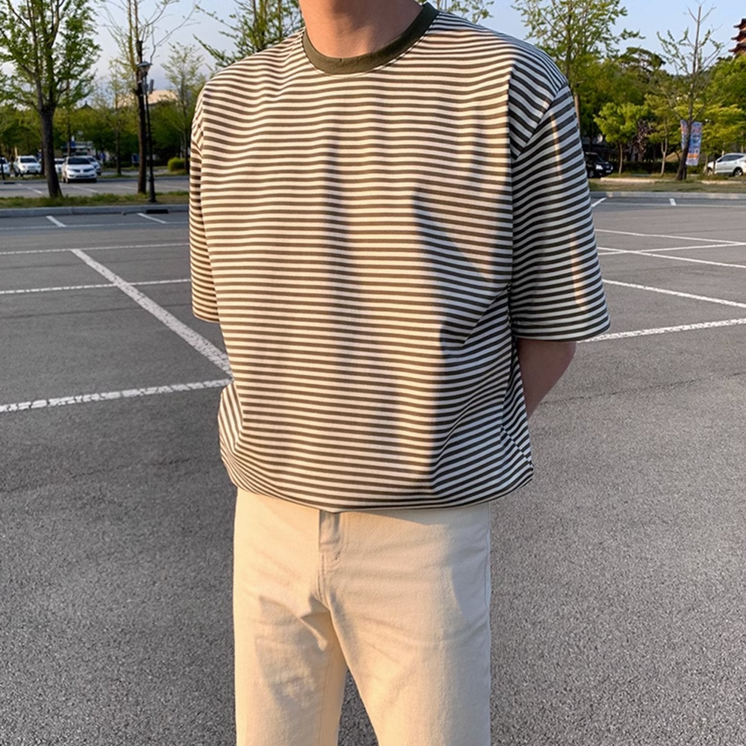 STRIPED CLASSIC T - SHIRT - Aumori