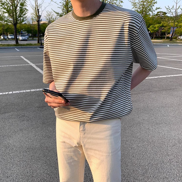 STRIPED CLASSIC T - SHIRT - Aumori