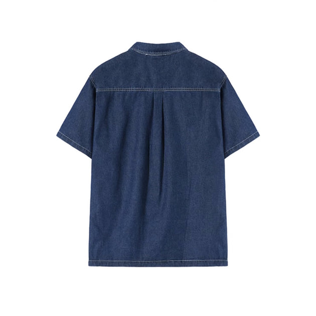 SUMMER DENIM SHIRT - Aumori