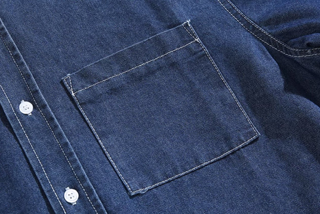 SUMMER DENIM SHIRT - Aumori