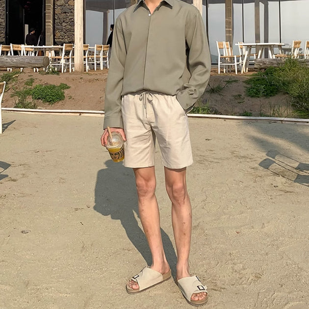 SUMMER DRAWSTRING SHORTS - Aumori