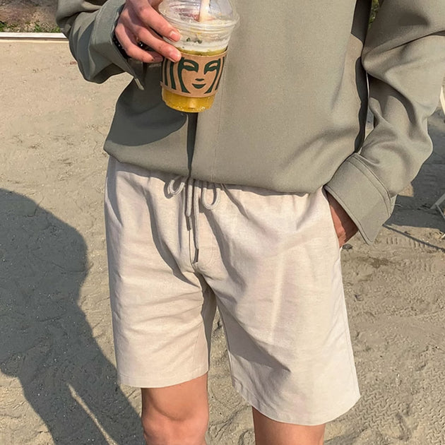 SUMMER DRAWSTRING SHORTS - Aumori