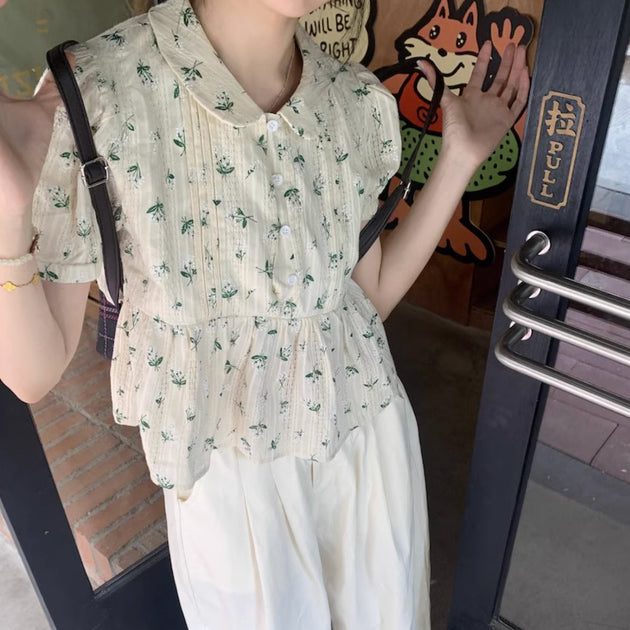 SUMMER FLORAL TOP - Aumori