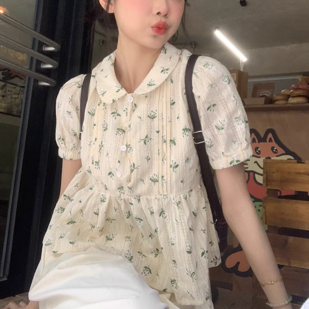 SUMMER FLORAL TOP - Aumori