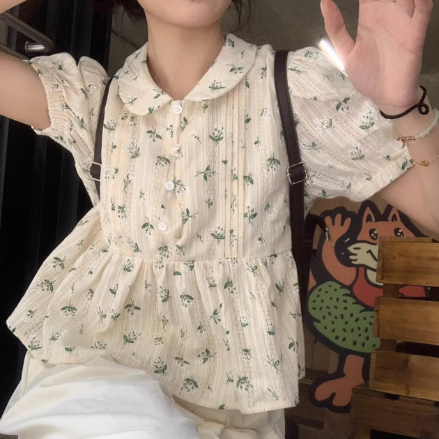 SUMMER FLORAL TOP - Aumori