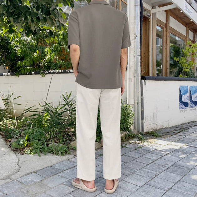 SUMMER LINEN SHORT SLEEVE - Aumori