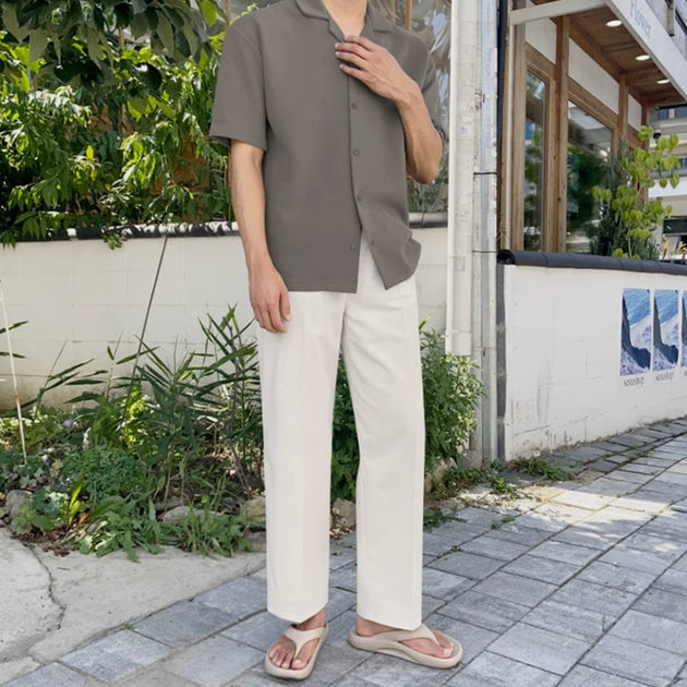 SUMMER LINEN SHORT SLEEVE - Aumori