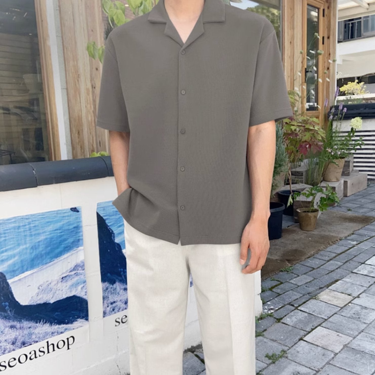 SUMMER LINEN SHORT SLEEVE - Aumori