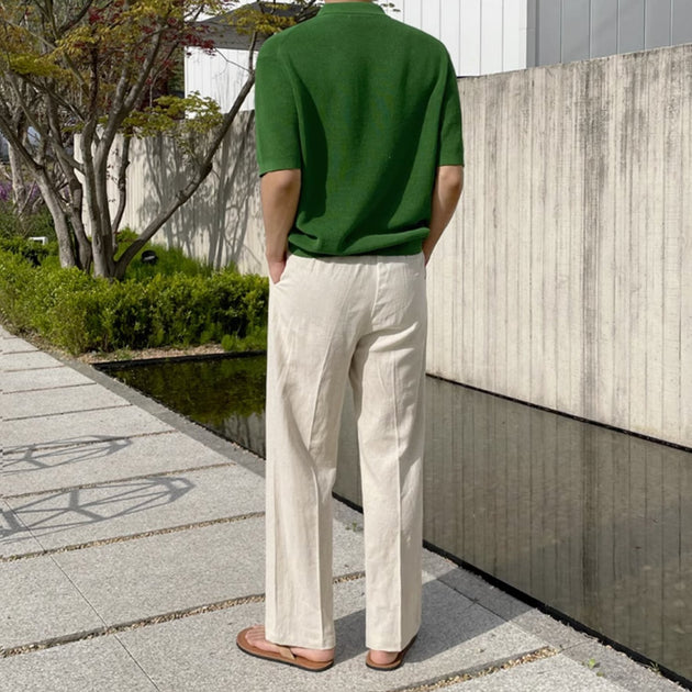 SUMMER STRAIGHT PANTS - Aumori
