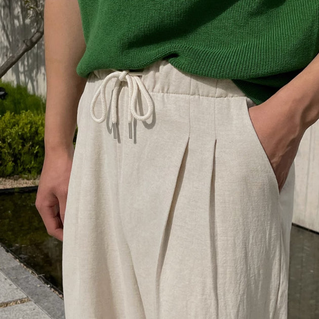 SUMMER STRAIGHT PANTS - Aumori