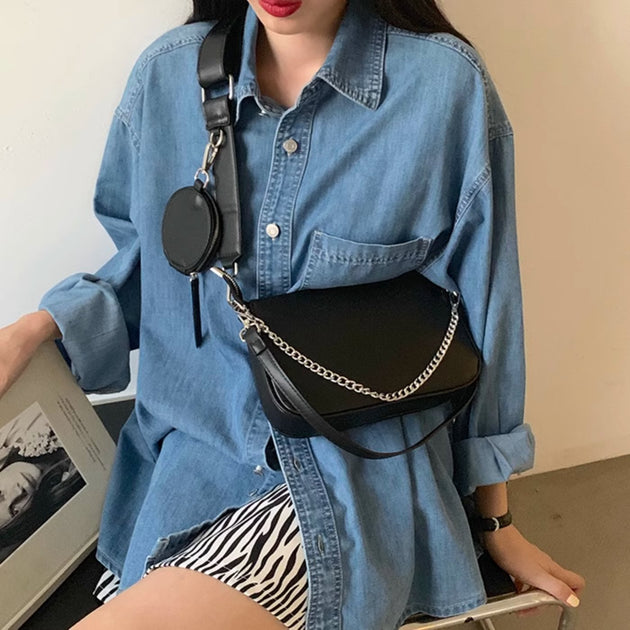 TECHNICAL LEATHER BAG - Aumori