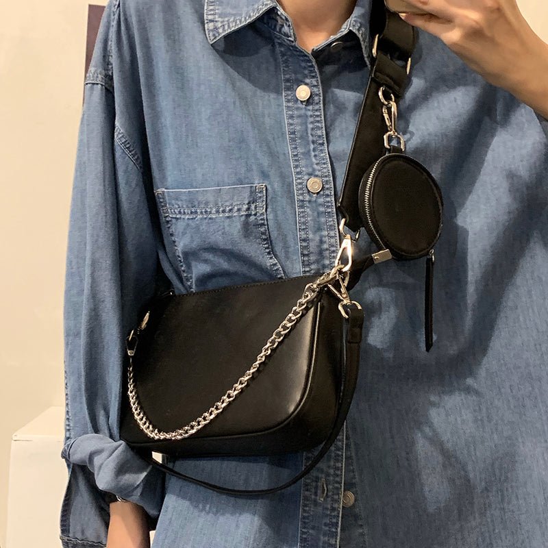 TECHNICAL LEATHER BAG - Aumori