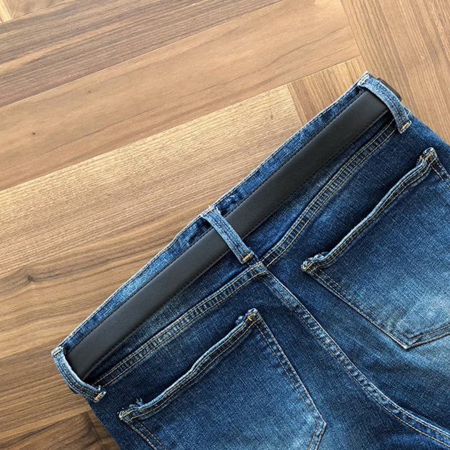 THIN LEATHER BELT - Aumori