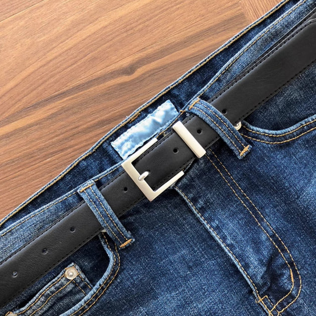 THIN LEATHER BELT - Aumori