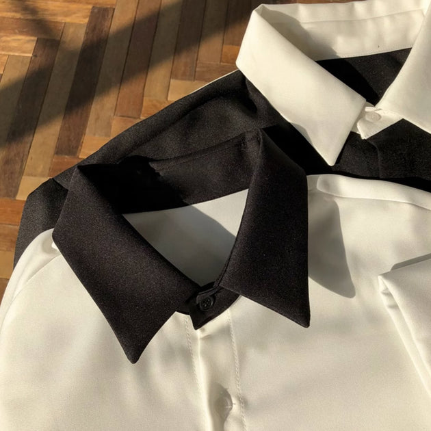 TWO TONE SHIRT - Aumori