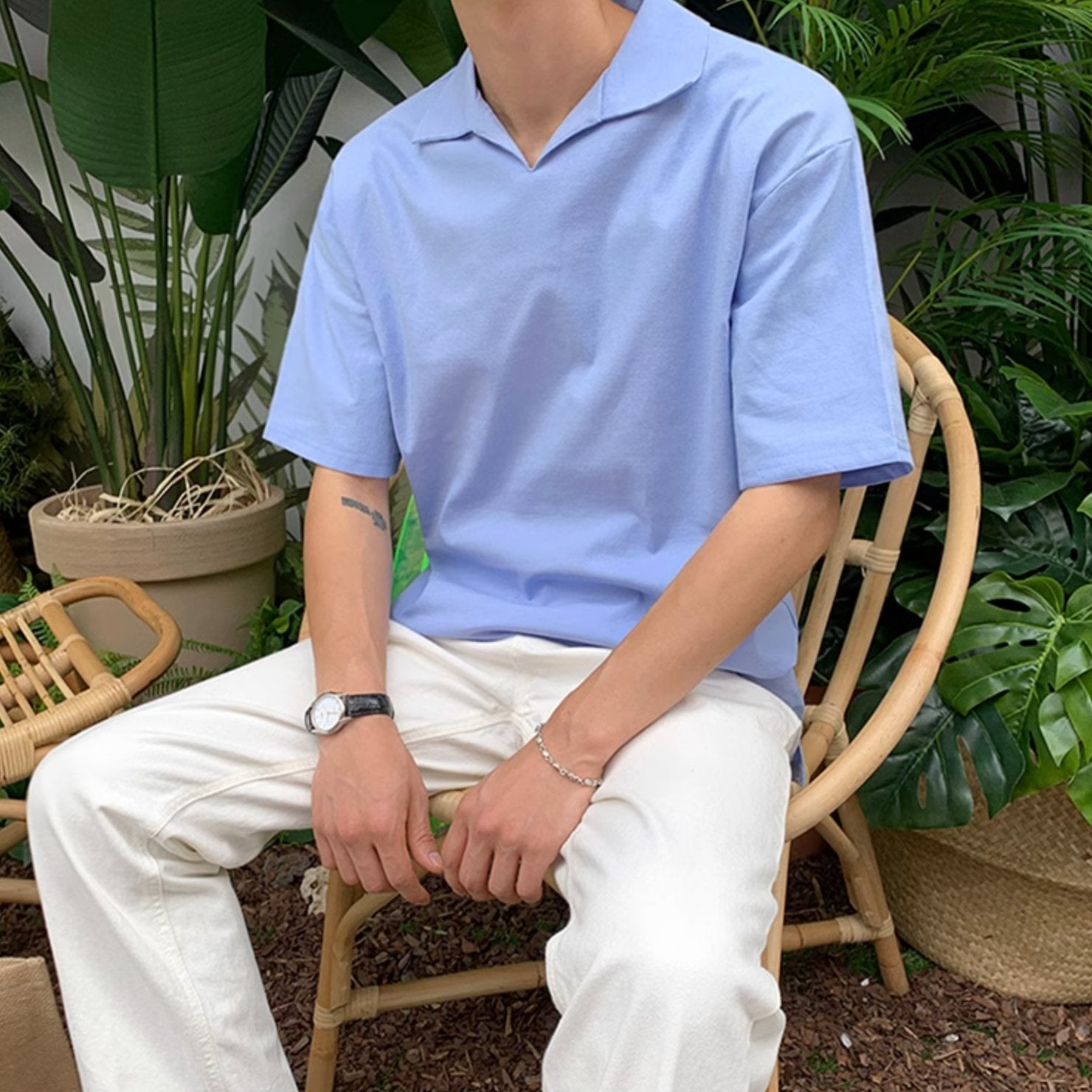 V - CUT SHIRT - Aumori