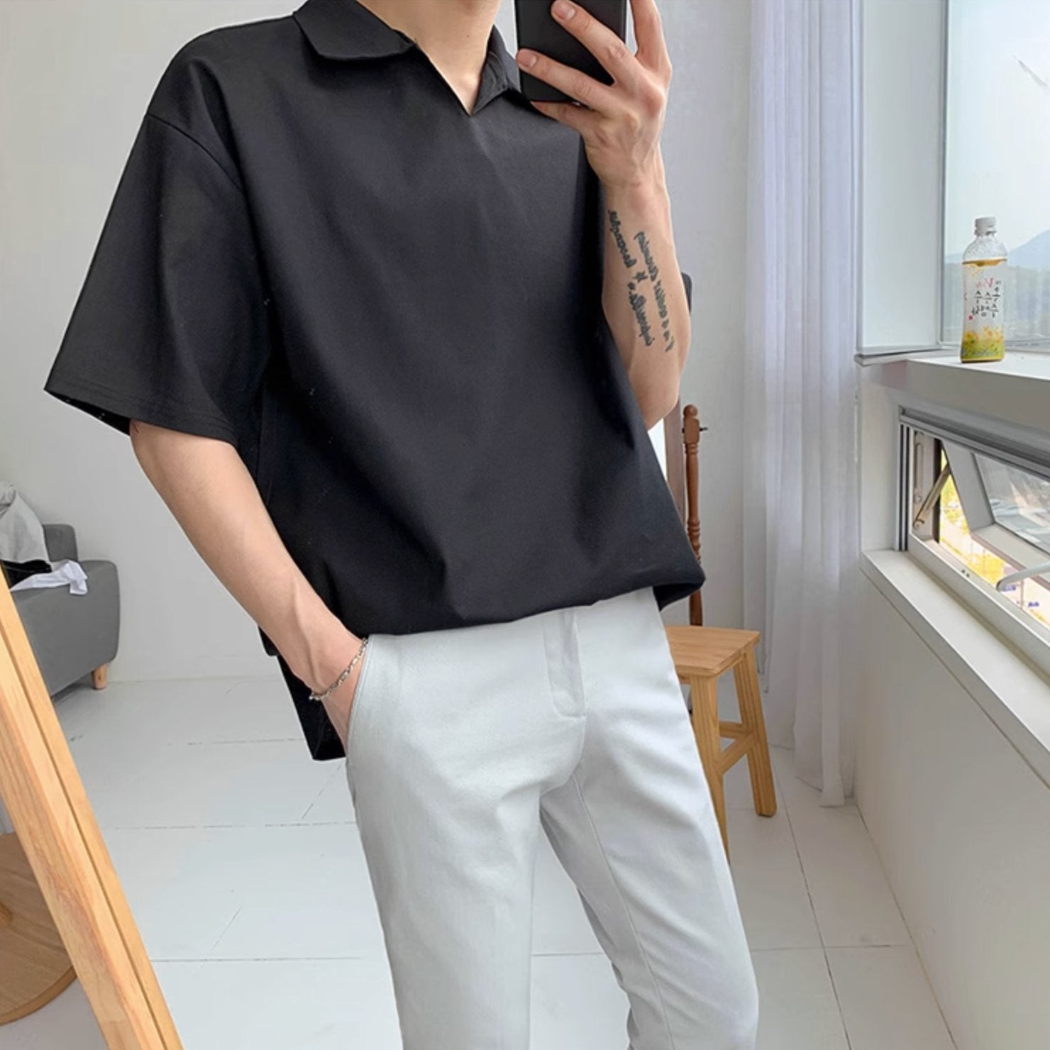 V - CUT SHIRT - Aumori