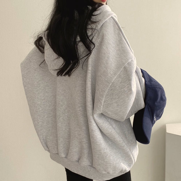 V - NECK HOODIE - Aumori